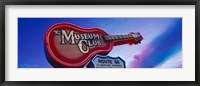 Low angle view of Museum Club sign, Route 66, Flagstaff, Arizona, USA Fine Art Print