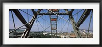 Ferris wheel frame, Prater Park, Vienna, Austria Fine Art Print