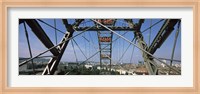 Ferris wheel frame, Prater Park, Vienna, Austria Fine Art Print