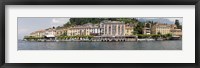 Buildings at the waterfront, Lake Como, Bellagio, Como, Lombardy, Italy Fine Art Print
