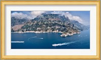 Town at the waterfront, Amalfi Coast, Salerno, Campania, Italy Fine Art Print