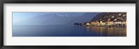 Town at the waterfront, Domaso, Lake Como, Como, Lombardy, Italy Fine Art Print
