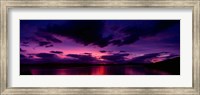 Sunset over an island viewed from Applecross Peninsula, Isle of Skye, Inner Hebrides, Hebrides, Scotland Fine Art Print