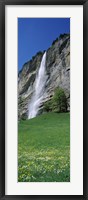 Murrenbach Falls, Lauterbrunnen Valley, Berne Canton, Switzerland Fine Art Print
