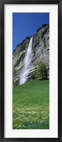 Murrenbach Falls, Lauterbrunnen Valley, Berne Canton, Switzerland Fine Art Print