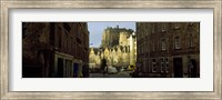 Edinburgh Castle and street view, Edinburgh, Scotland Fine Art Print