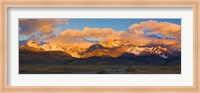 Golden Clouds Over Monte Fitz Roy, Argentina Fine Art Print