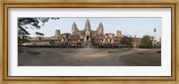 Facade of a temple, Angkor Wat, Angkor, Cambodia Fine Art Print