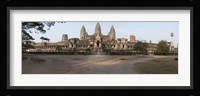 Facade of a temple, Angkor Wat, Angkor, Cambodia Fine Art Print