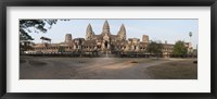 Facade of a temple, Angkor Wat, Angkor, Cambodia Fine Art Print