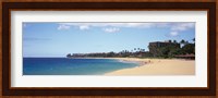 Condominium on the beach, Maui, Hawaii, USA Fine Art Print