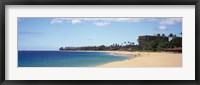 Condominium on the beach, Maui, Hawaii, USA Fine Art Print