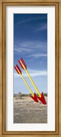 Twin arrows in the field, Route 66, Arizona Fine Art Print