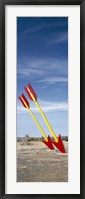 Twin arrows in the field, Route 66, Arizona Fine Art Print