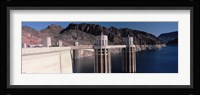 Dam on the river, Hoover Dam, Colorado River, Arizona, USA Fine Art Print