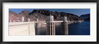 Dam on the river, Hoover Dam, Colorado River, Arizona, USA Fine Art Print