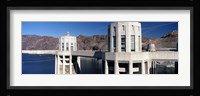 Dam on a river, Hoover Dam, Colorado River, Arizona-Nevada, USA Fine Art Print