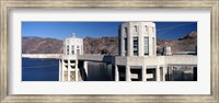 Dam on a river, Hoover Dam, Colorado River, Arizona-Nevada, USA Fine Art Print