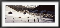 Ski lift in a ski resort, Sankt Anton am Arlberg, Tyrol, Austria Fine Art Print