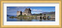 Castle on an island, Eilean Donan, Loch Duich, Dornie, Highlands Region, Scotland Fine Art Print