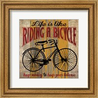 Life is Like Riding a Bicycle Fine Art Print