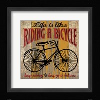Life is Like Riding a Bicycle Fine Art Print