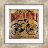 Life is Like Riding a Bicycle Fine Art Print