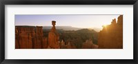Rock formations in a canyon, Thor's Hammer, Bryce Canyon National Park, Utah, USA Fine Art Print