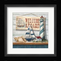 Welcome Aboard Framed Print