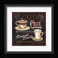 Coffee Cafe Framed Print