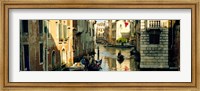 Boats in a canal, Castello, Venice, Veneto, Italy Fine Art Print