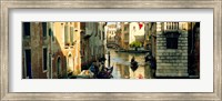 Boats in a canal, Castello, Venice, Veneto, Italy Fine Art Print
