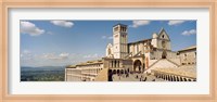 Tourists at a church, Basilica of San Francisco, Assisi, Perugia Province, Umbria, Italy Fine Art Print