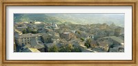 Houses in a town, Orvieto, Umbria, Italy Fine Art Print