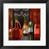 The Wine List II Fine Art Print