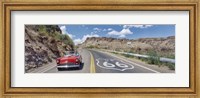 Vintage car on Route 66, Arizona Fine Art Print