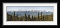 Mountain range, Olympic Mountains, Hurricane Ridge, Olympic National Park, Washington State, USA Fine Art Print