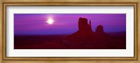 Sunset in Monument Valley, Utah (red) Fine Art Print