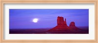 East Mitten and West Mitten buttest, Monument Valley, Utah Fine Art Print