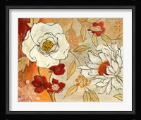 Lush Crimson I Framed Print