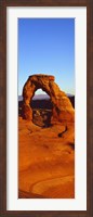 Natural arch in a desert, Arches National Park, Utah Fine Art Print