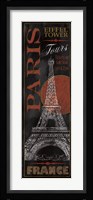 Paris Tours Framed Print