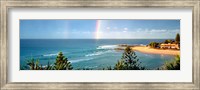 Rainbow over the sea Fine Art Print