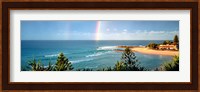 Rainbow over the sea Fine Art Print