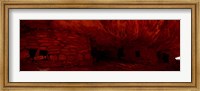House Of Fire in red, Anasazi Ruins, Mule Canyon, Utah, USA Fine Art Print
