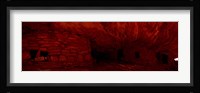 House Of Fire in red, Anasazi Ruins, Mule Canyon, Utah, USA Fine Art Print