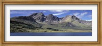 Hills, Cuillins, Loch Slapin, Isle Of Skye, Scotland Fine Art Print