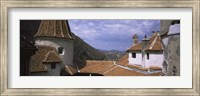 Courtyard of a castle, Bran Castle, Brasov, Transylvania, Mures County, Romania Fine Art Print