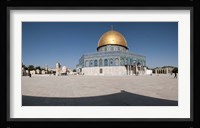 Town square, Dome Of the Rock, Temple Mount, Jerusalem, Israel Fine Art Print