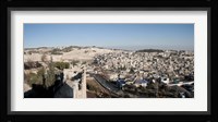 House on a hill, Mount of Olives, and City of David, Jerusalem, Israel Fine Art Print